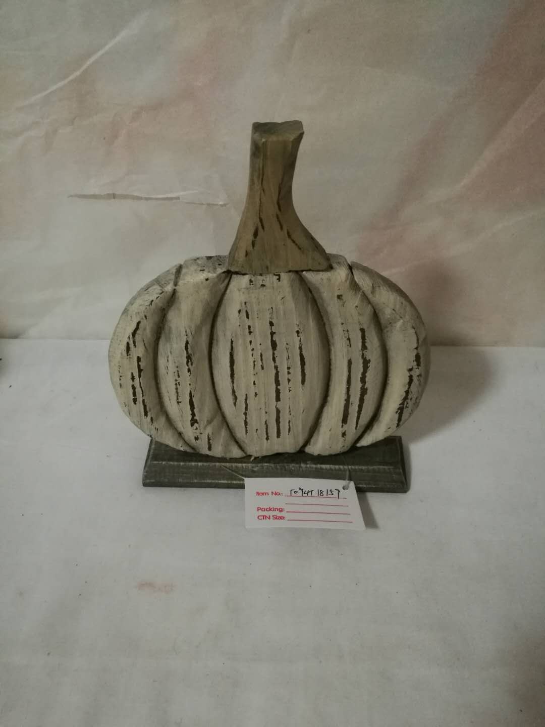 工厂热销万圣节木片南瓜鬼巫婆礼品节日装饰品